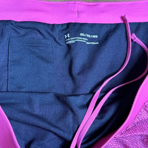 Under Armour Women's Fly By 2.0 Running Shorts Pink 1350196 SZ 3XL - Picture 3 of 6